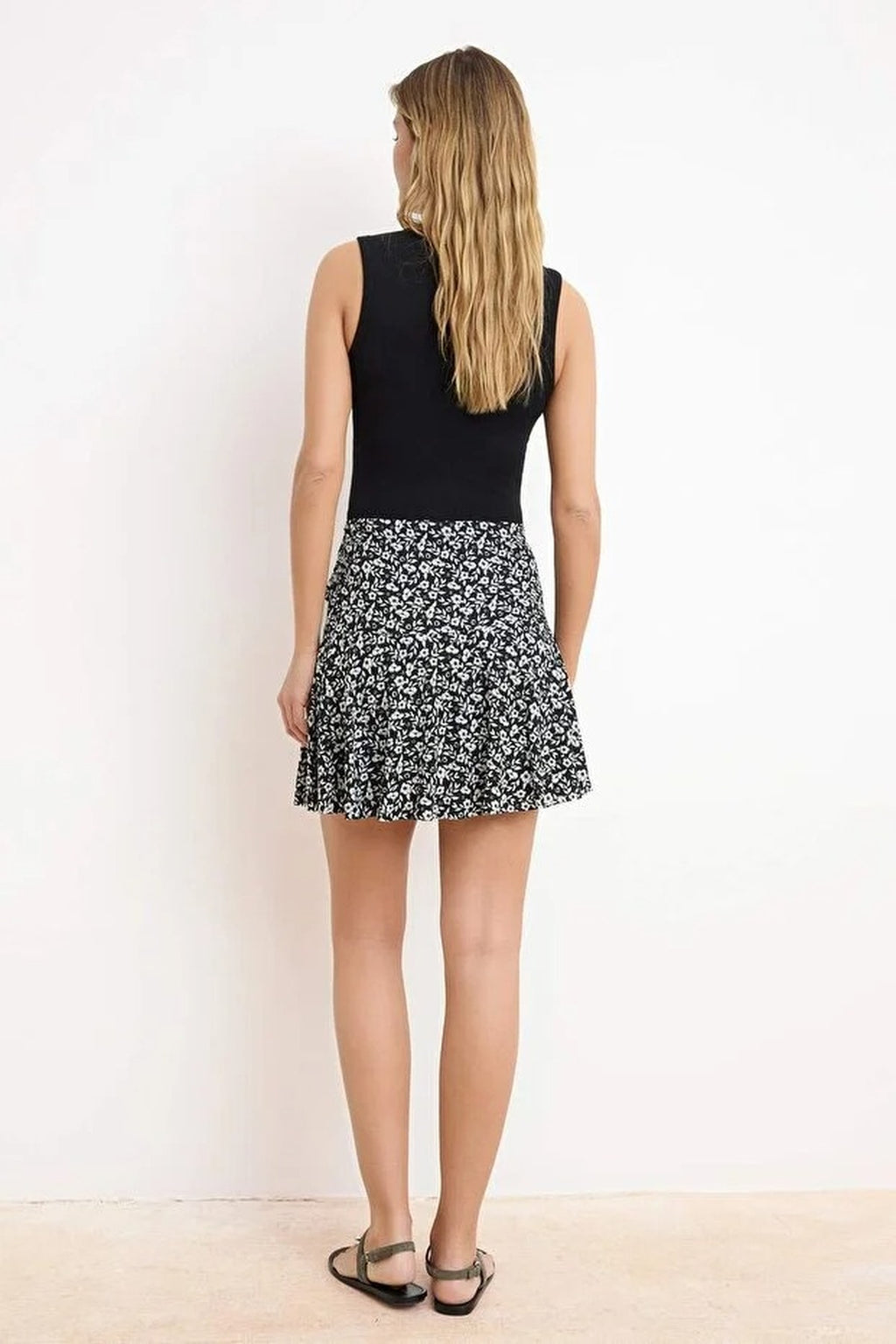 High Waist Mini Knitted Short Skirt