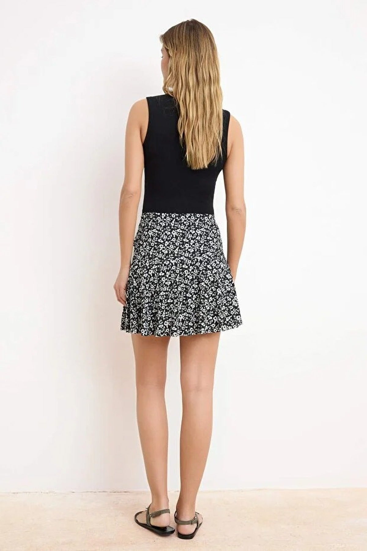 High Waist Mini Knitted Short Skirt