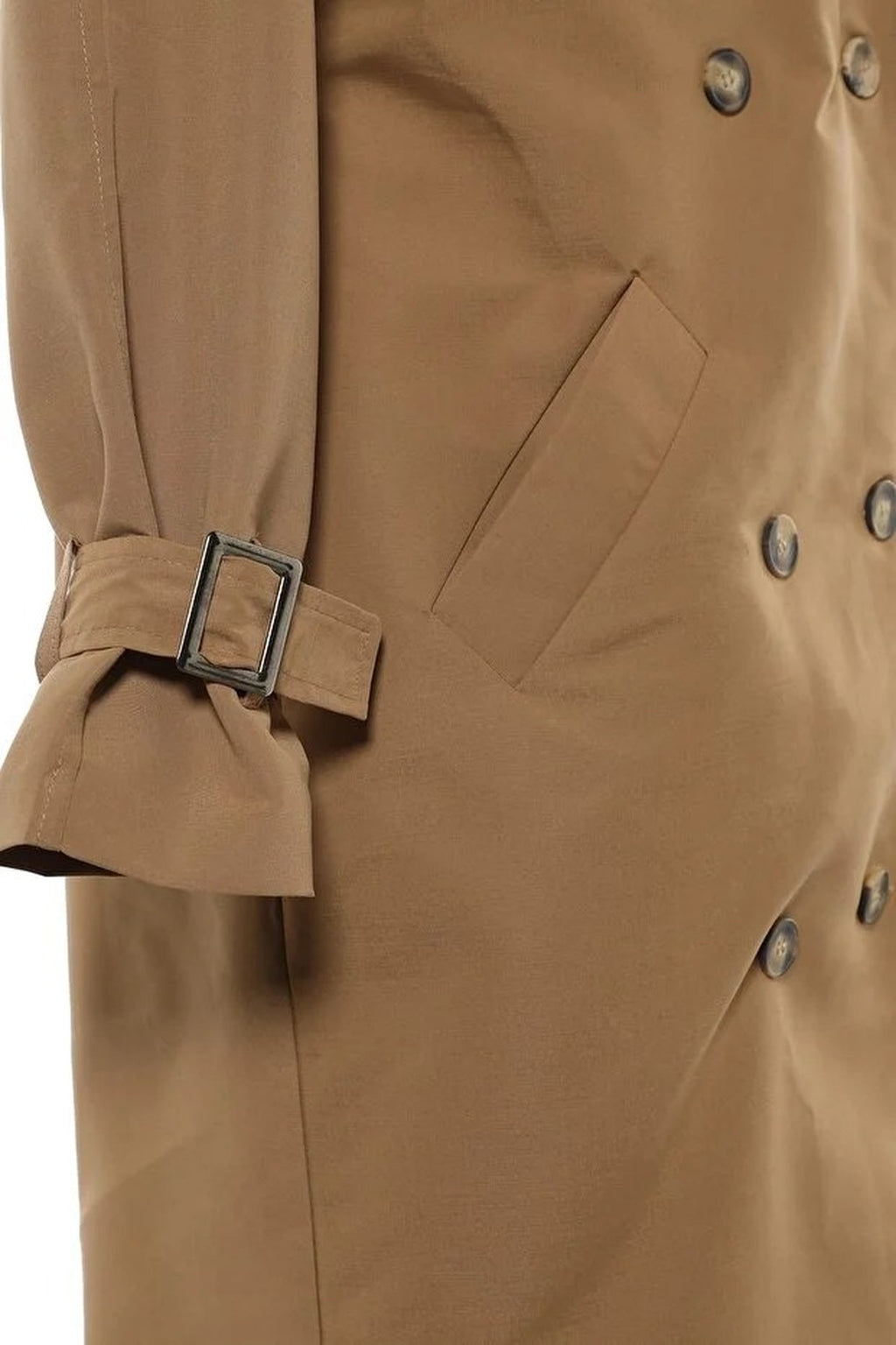 Oversize Belted Water Resistant Long Trench Coat