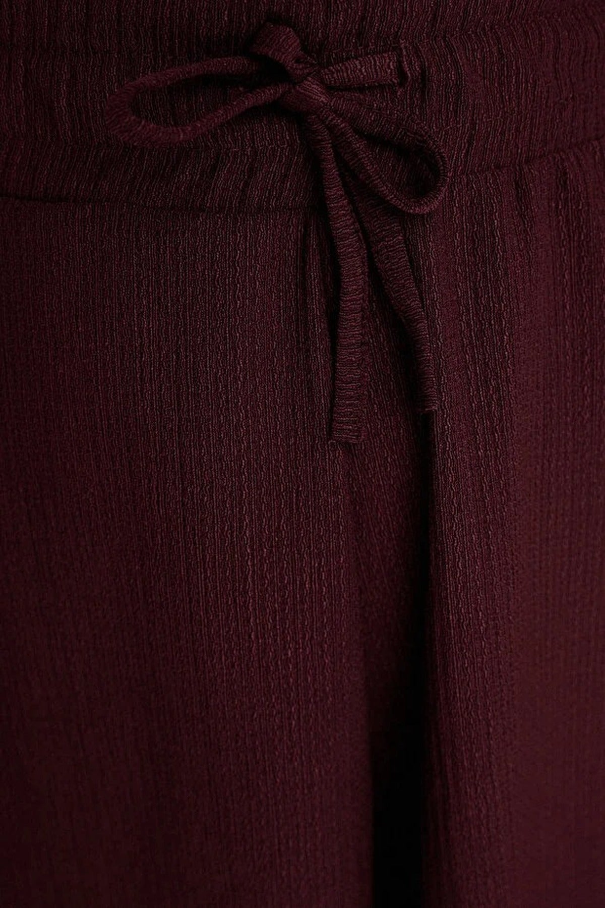 Regular Fit Normal Waist Textured Knit Shorts
