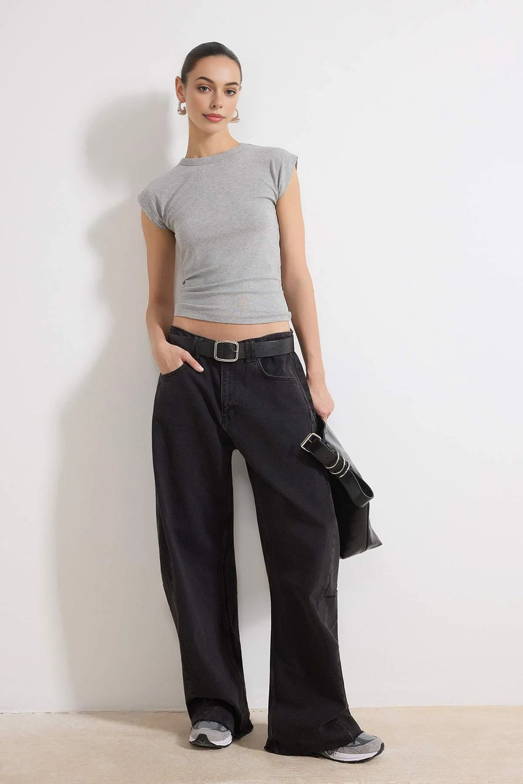 Viscose Fitted Knit Blouse