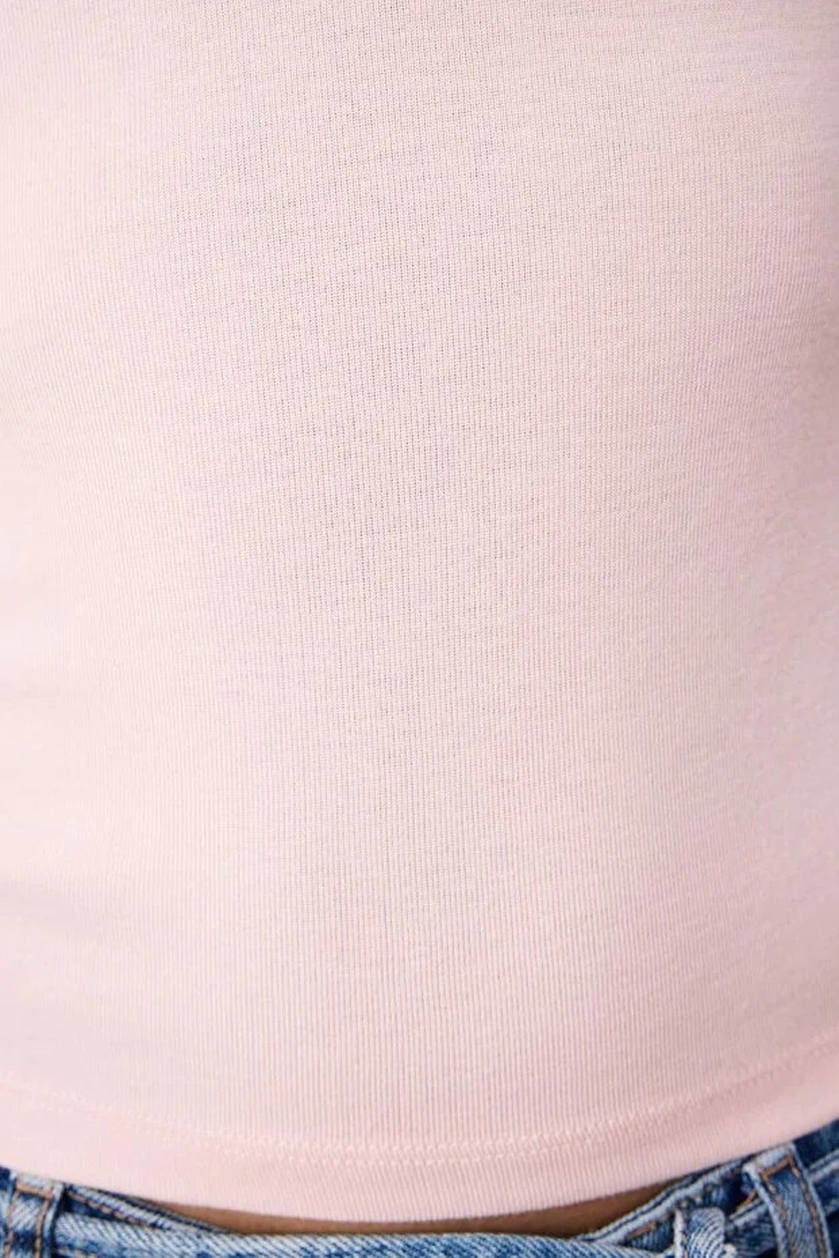 Viscose Fitted Knit Blouse