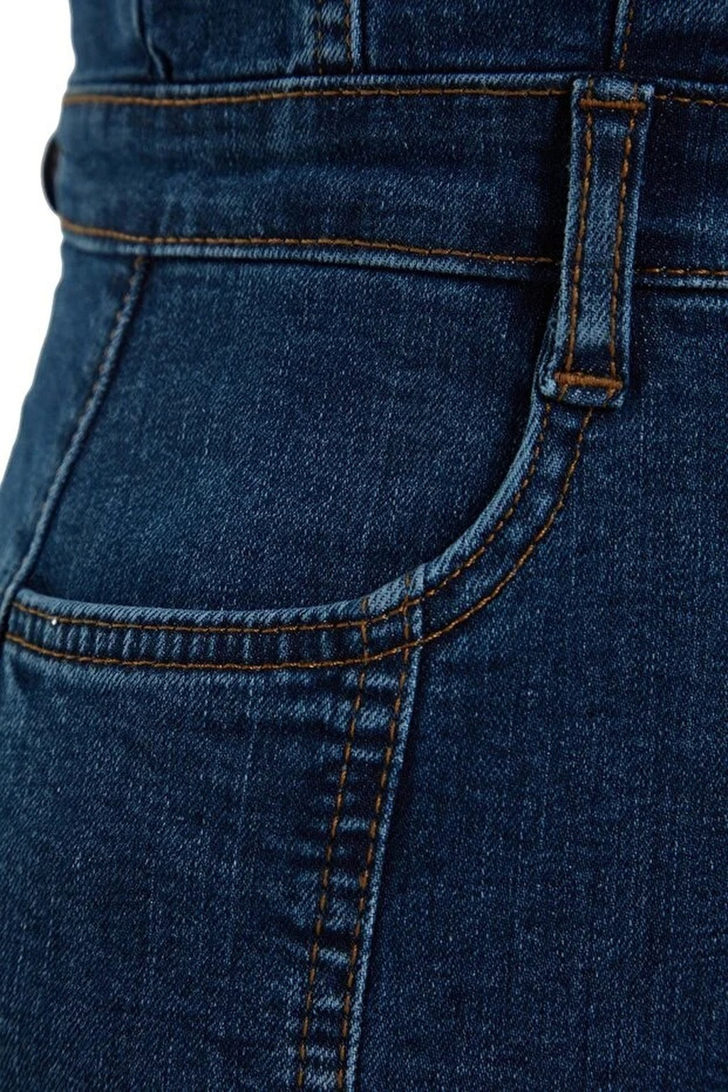 Button Detail Elastic Strapless Mini Denim Dress