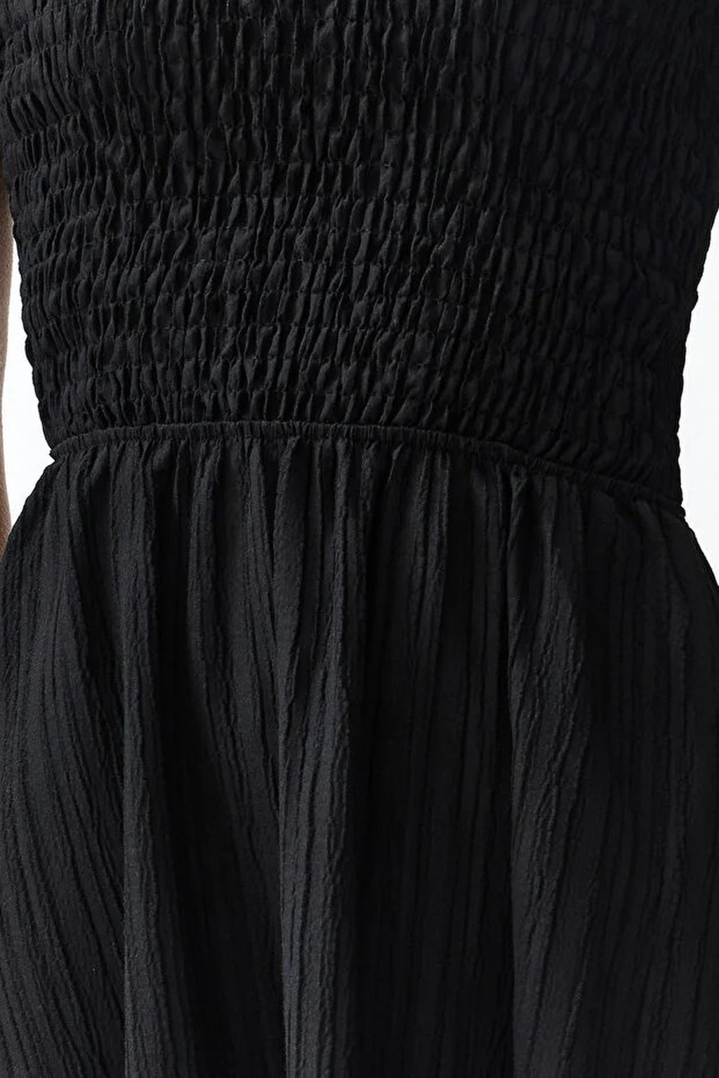 Waist-Leg Embellished One-Shoulder Midi Woven Dress