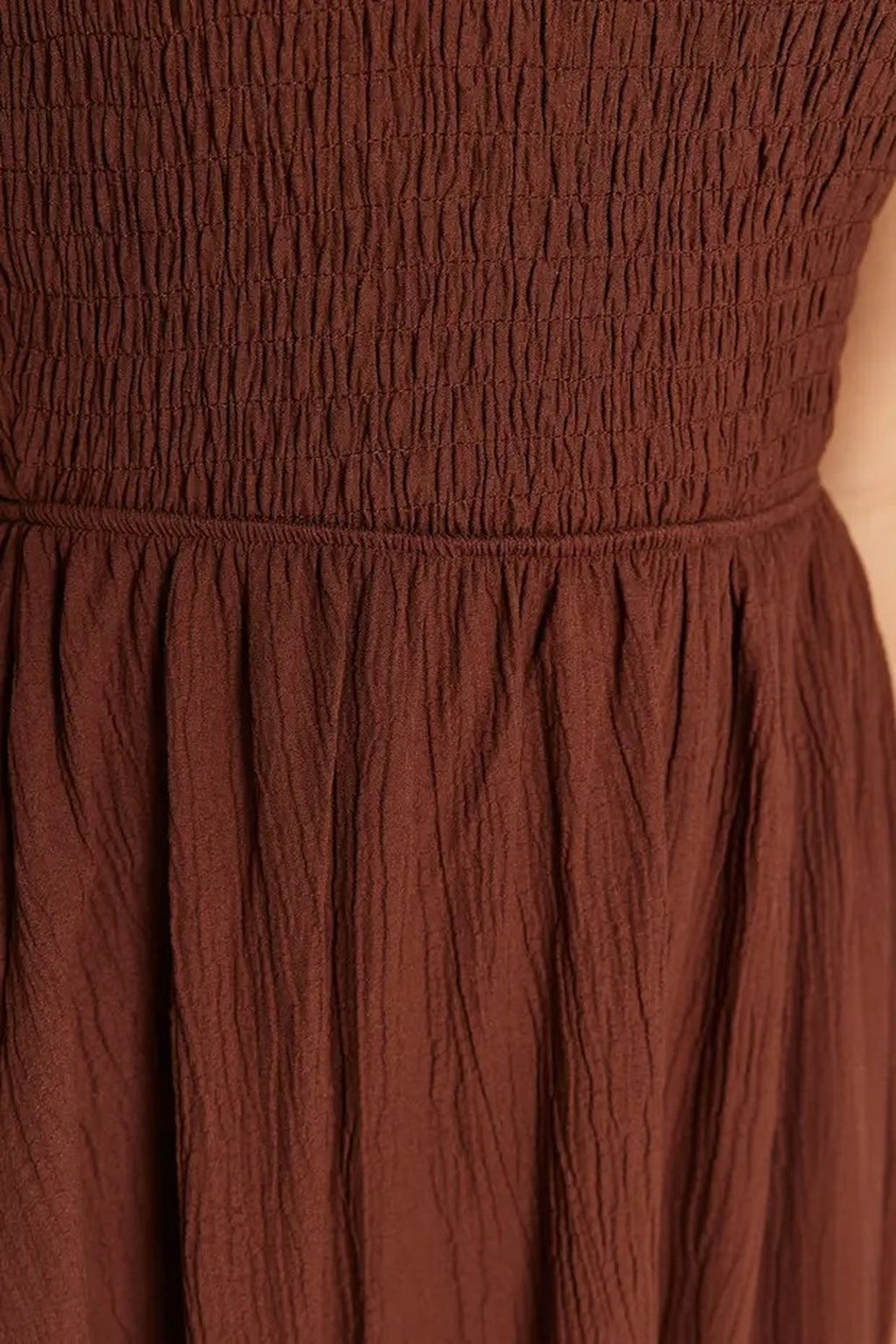 Waist-Leg Embellished One-Shoulder Midi Woven Dress