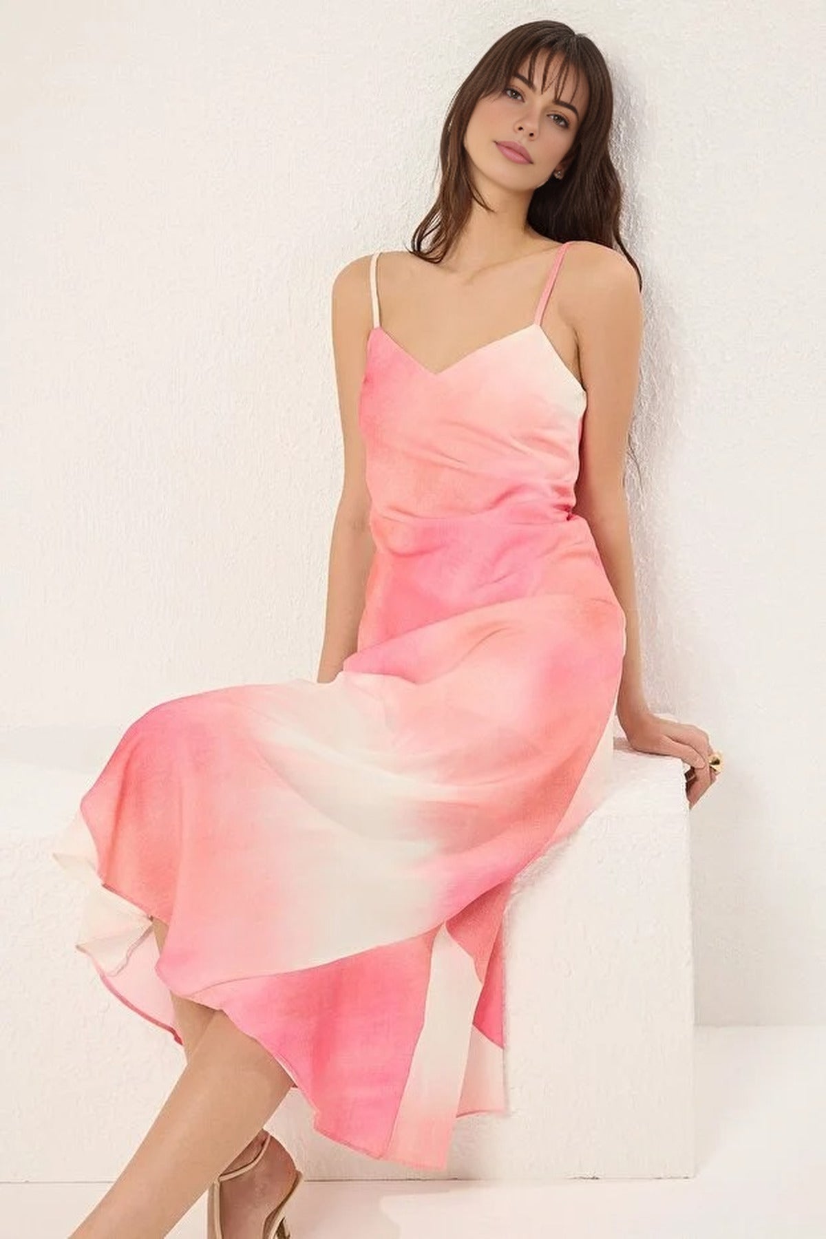 A-Line Maxi Woven Dress