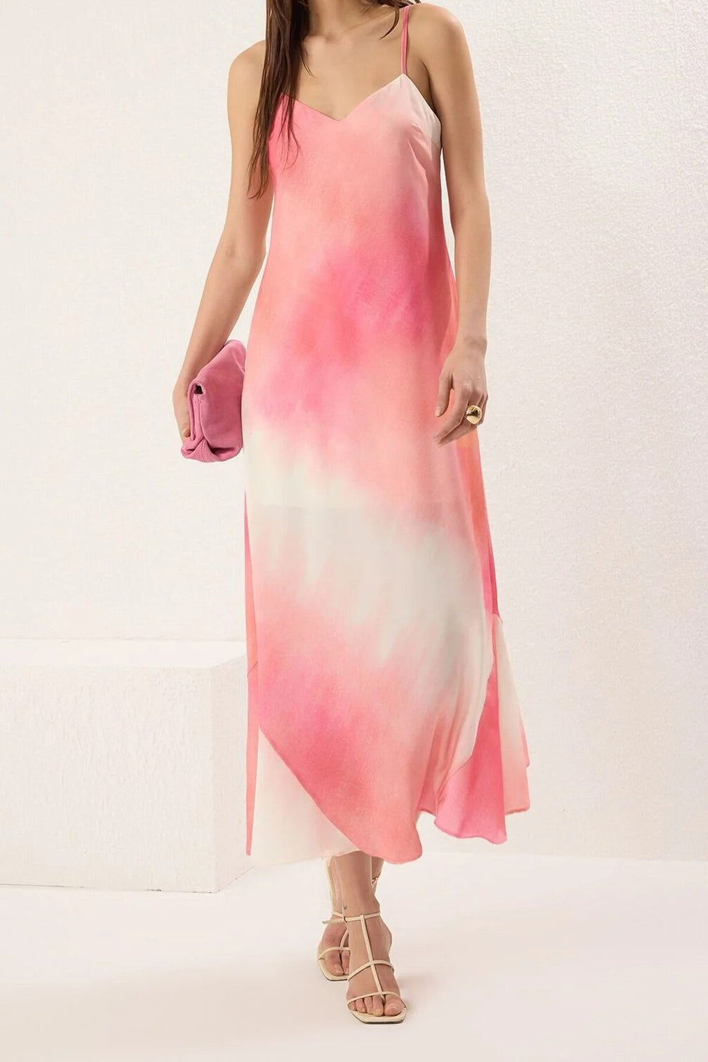 A-Line Maxi Woven Dress