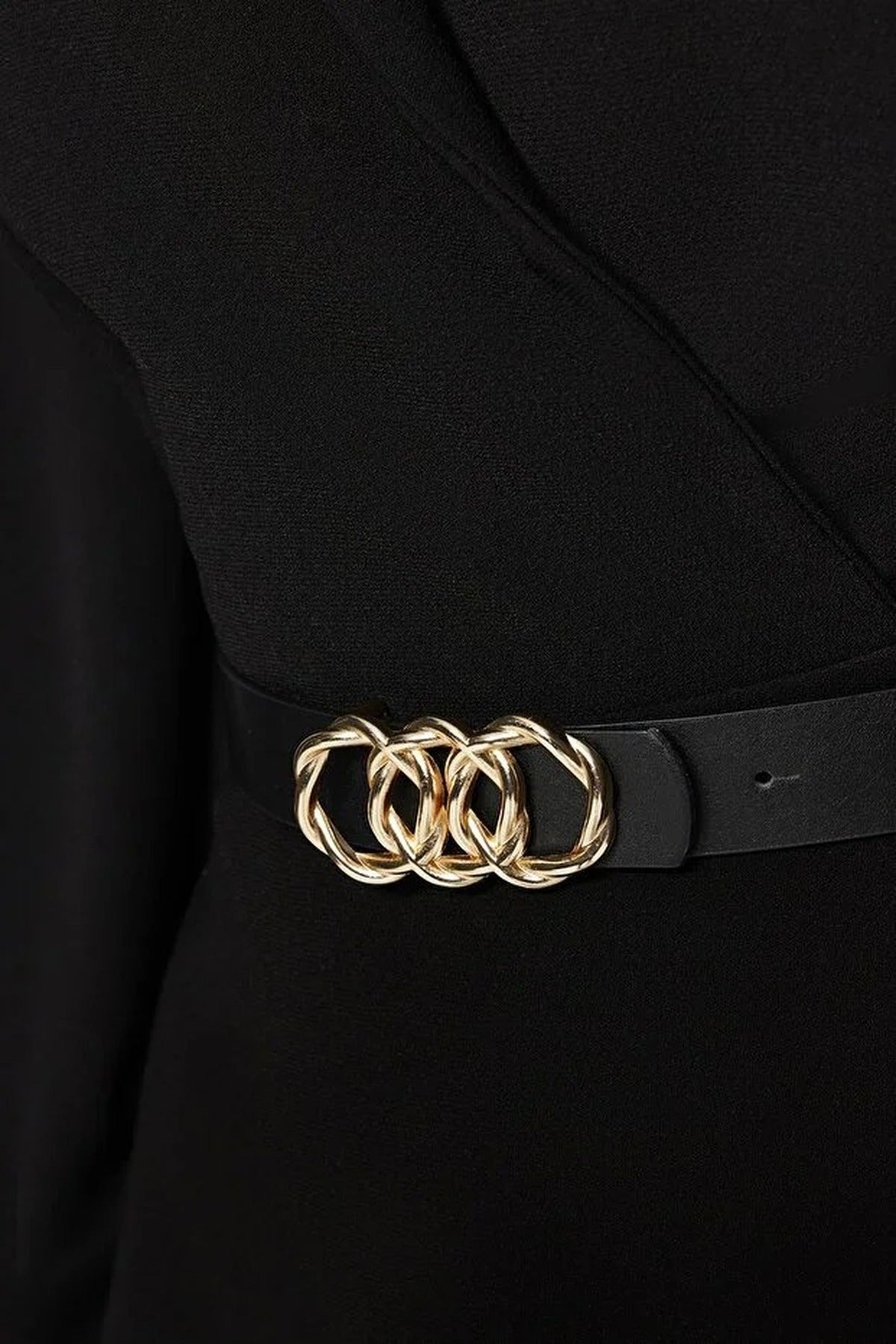 Double Pack Women's Belt with Ring
