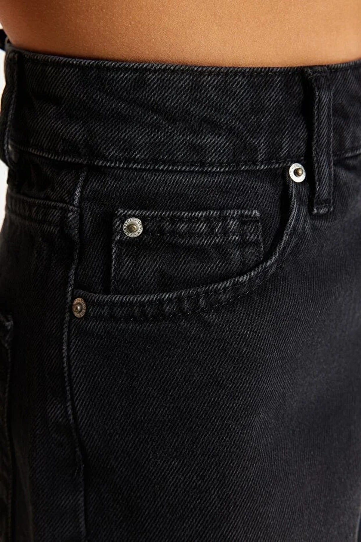 High-Waisted Denim Shorts