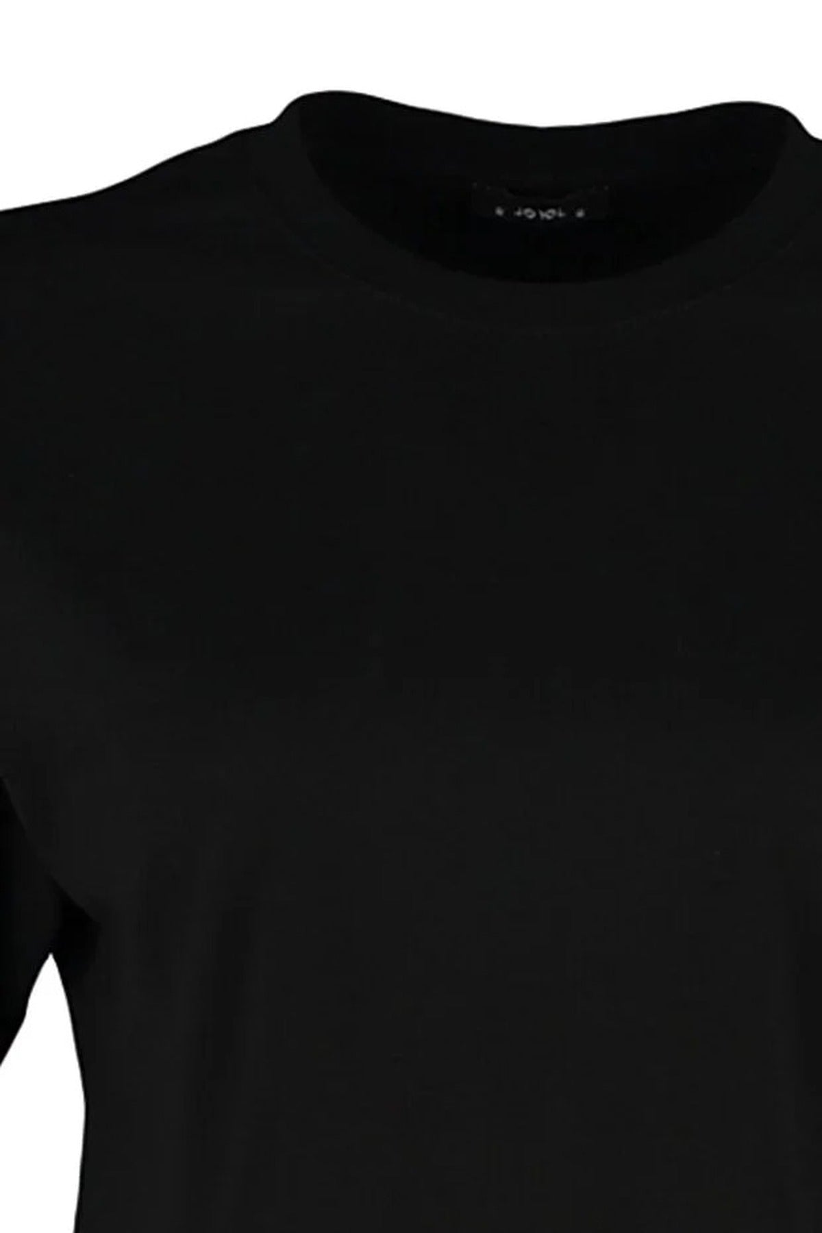 Relaxed Fit Crew Neck Crop T-Shirt