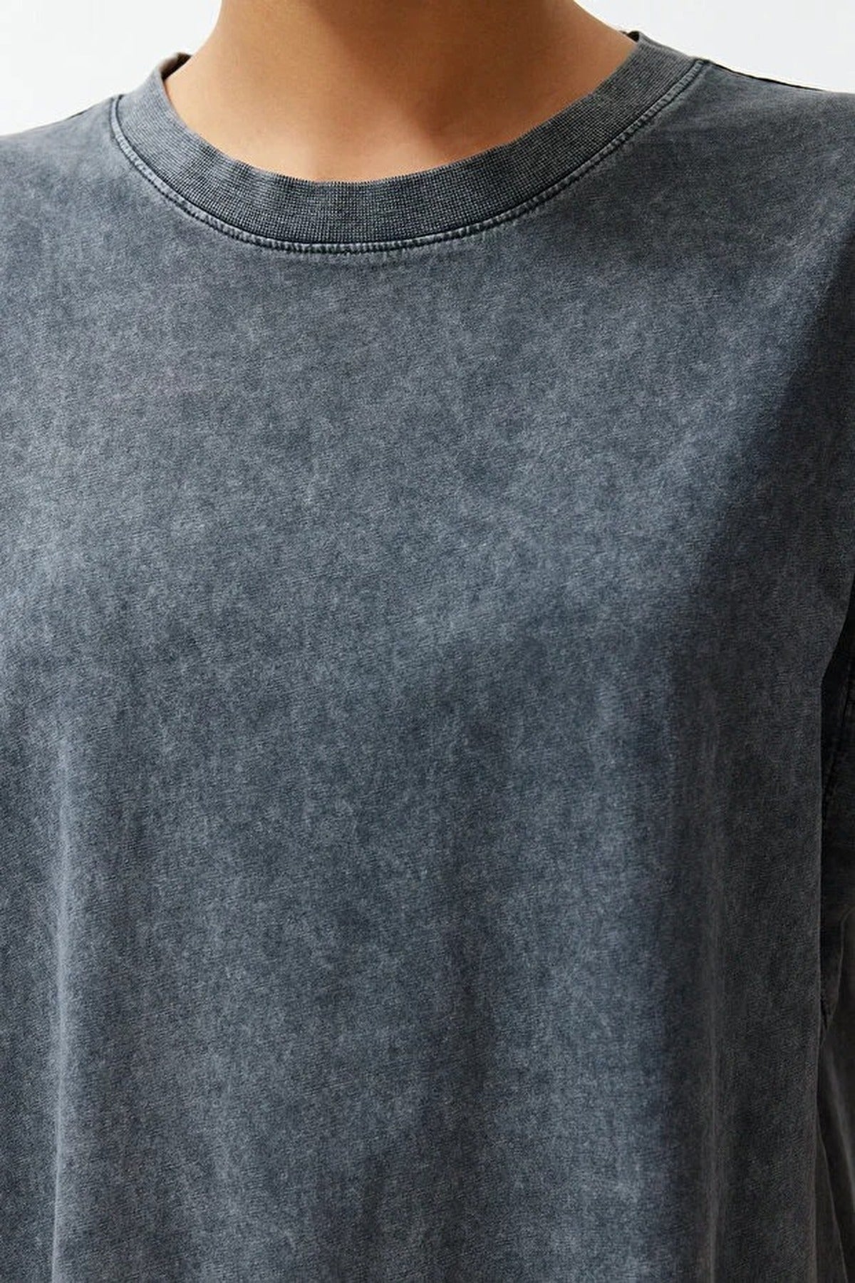 Short Sleeve Shift T-Shirt Midi Dress