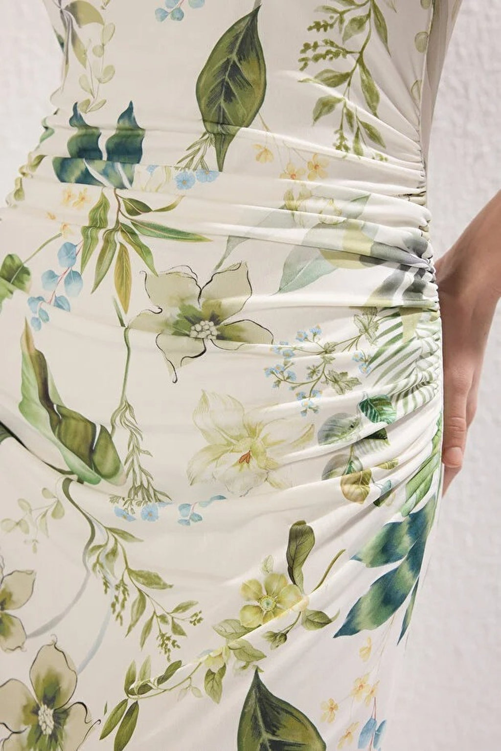 Printed Fitted Flexible Knit Pencil Dress
