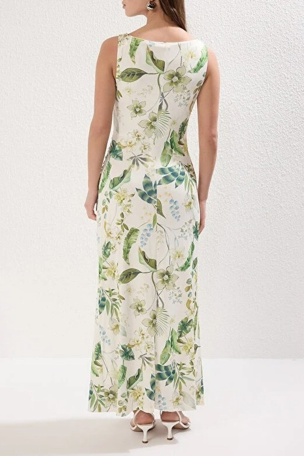 Printed Fitted Flexible Knit Pencil Dress