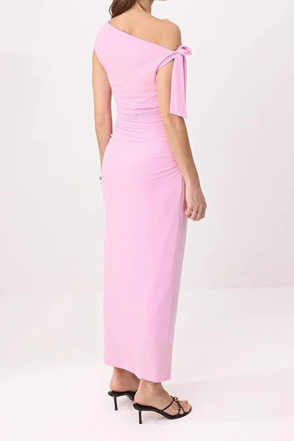 Fitted Maxi Stretch Pencil Knit Dress
