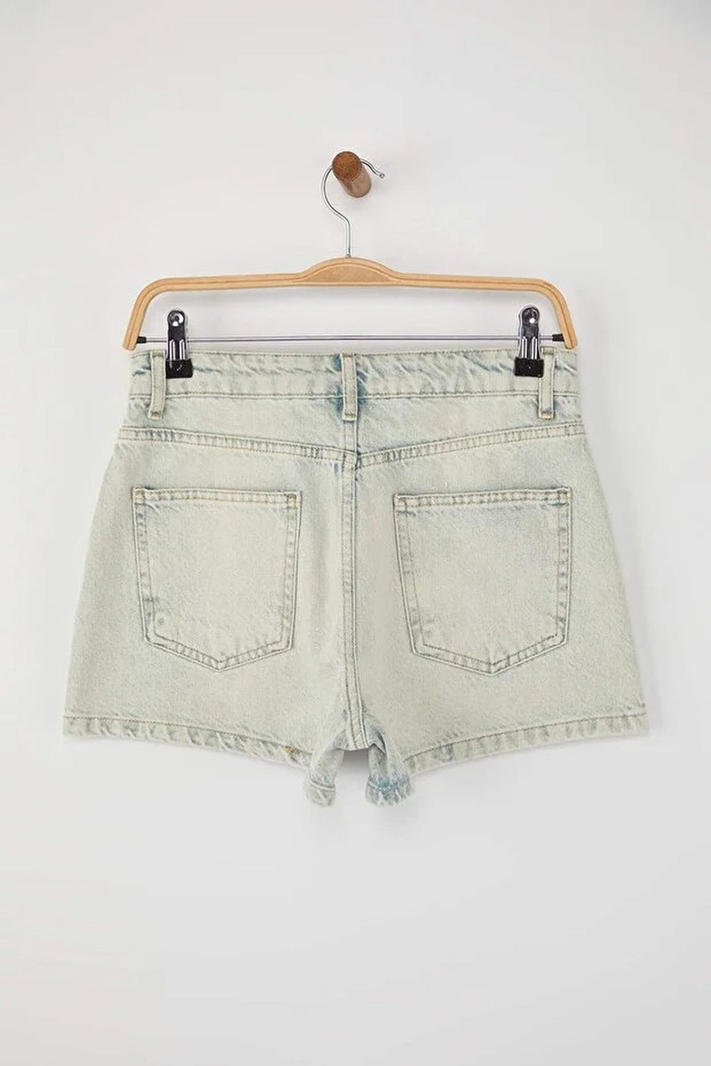 High Waist Mini Denim Shorts