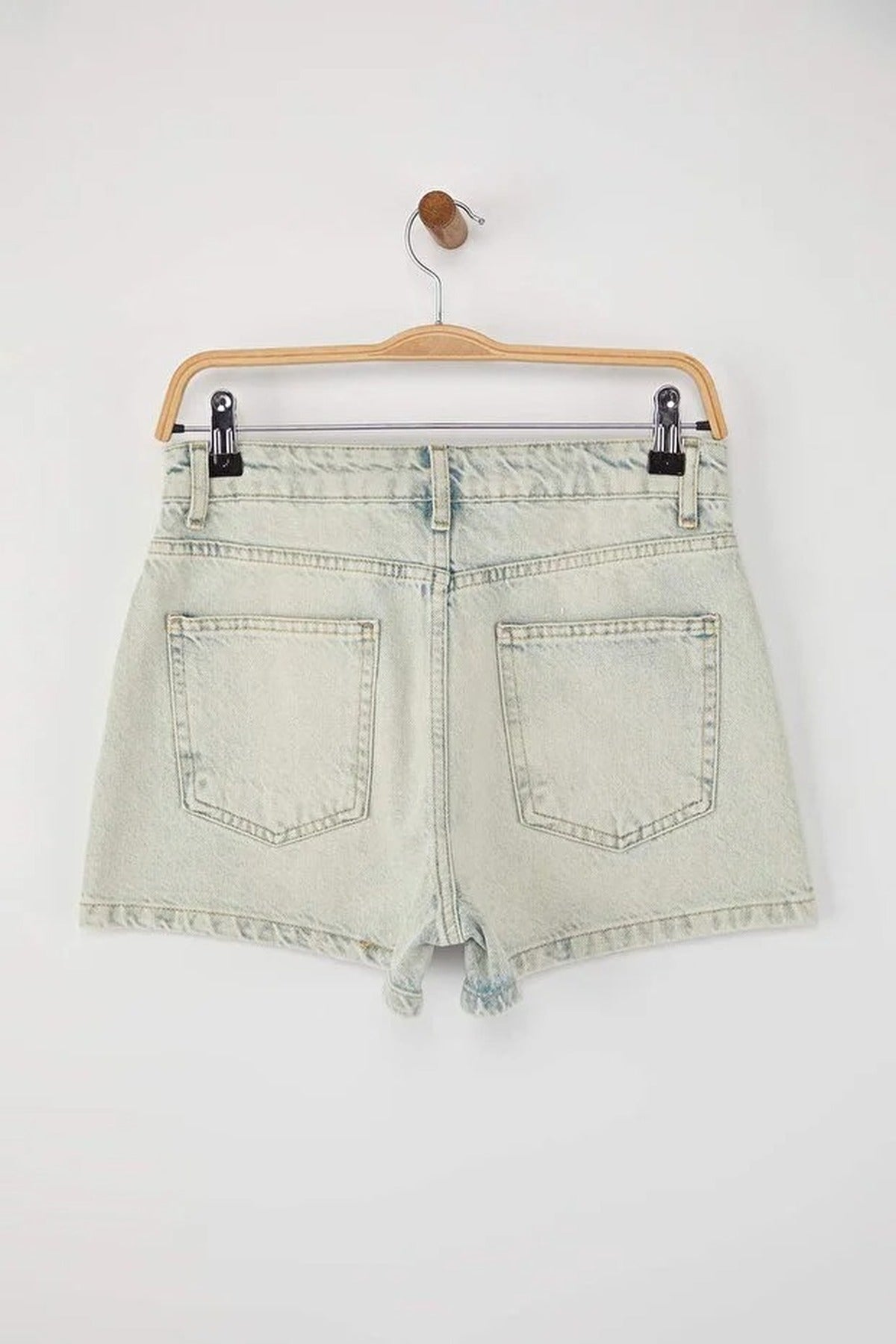 High Waist Mini Denim Shorts