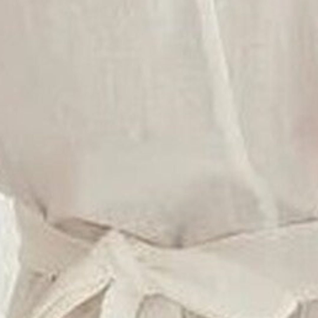 Square Neck Strappy Crop Woven Blouse