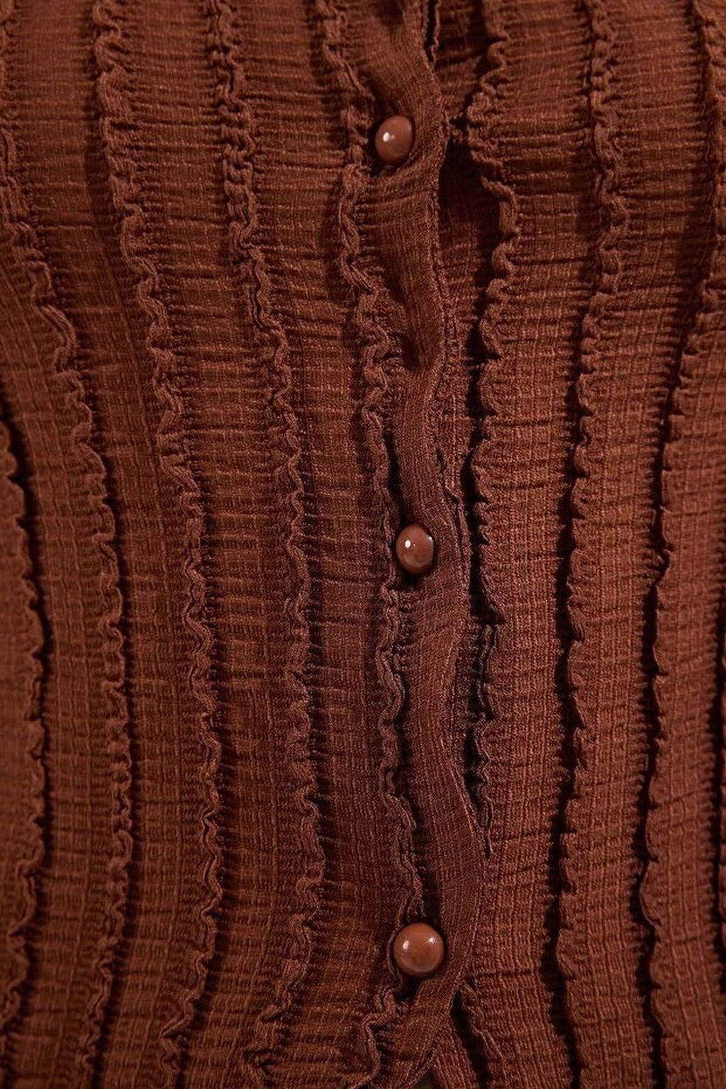 Regular Fit Knitted Blouse with Knitwear Look
