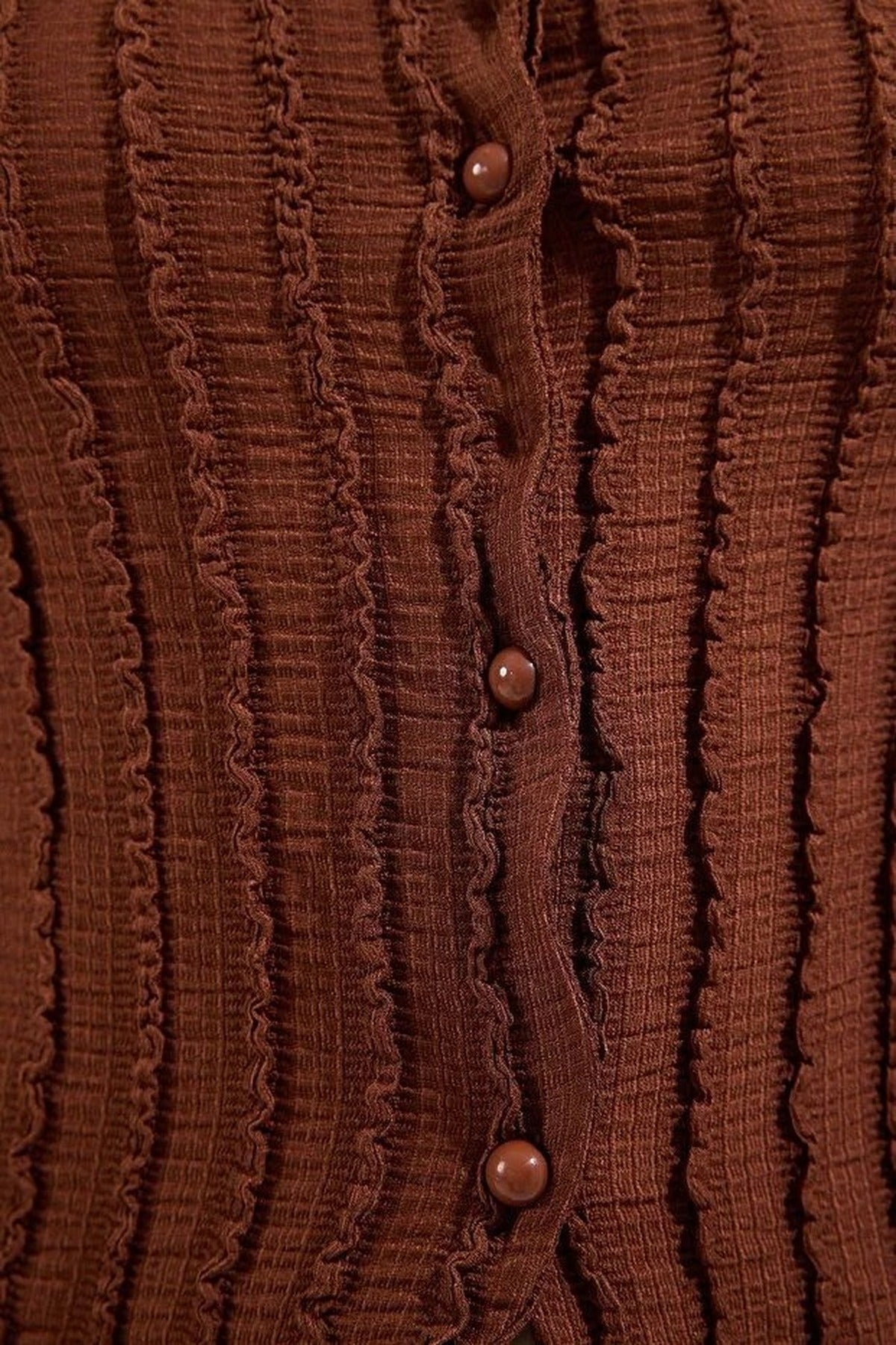Regular Fit Knitted Blouse with Knitwear Look