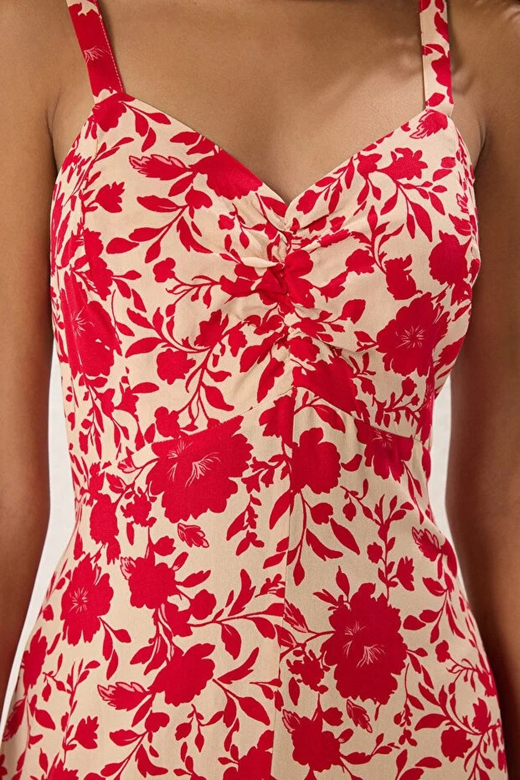 Floral Midi Woven Dress