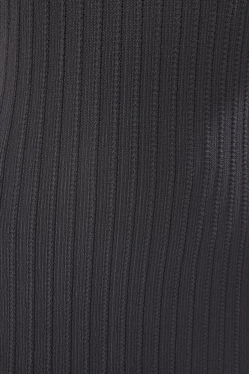 Textured Fabric High Neck Fitted Stretch Maxi Knit Dress