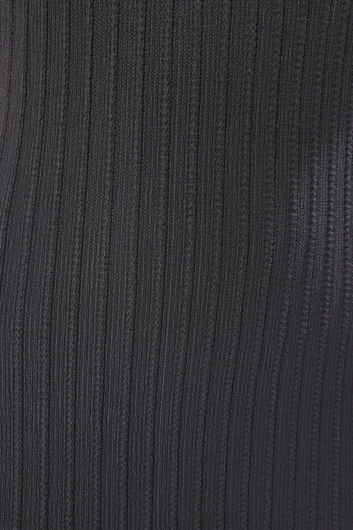 Textured Fabric High Neck Fitted Stretch Maxi Knit Dress