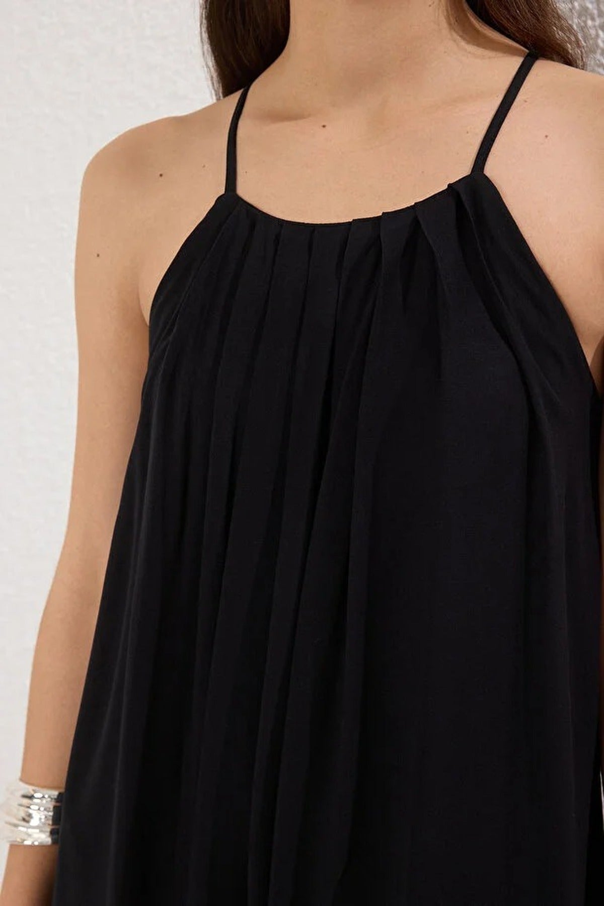 Halter Neck Wide Fit Maxi Dress