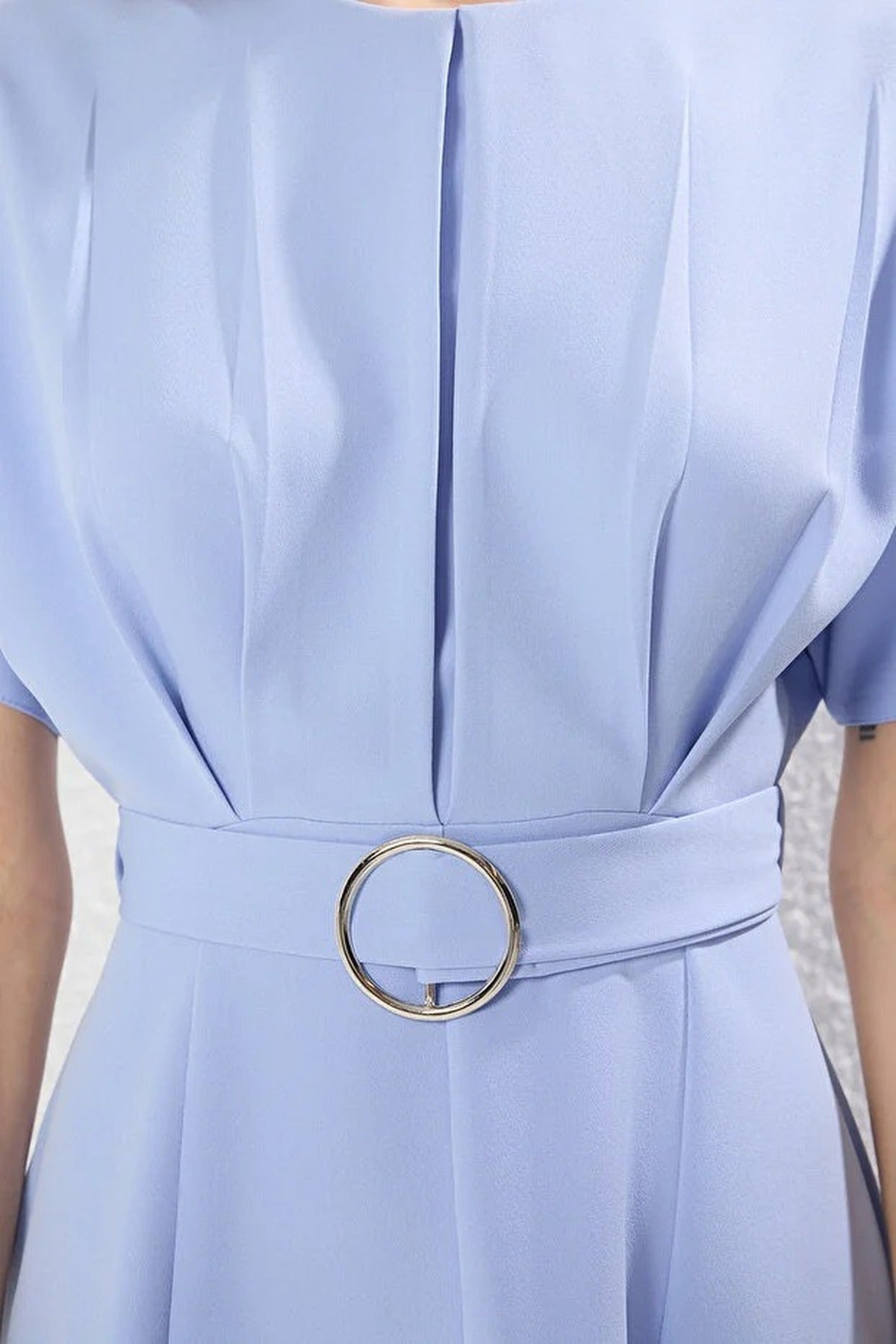 A-Line Dress with Belt Detail