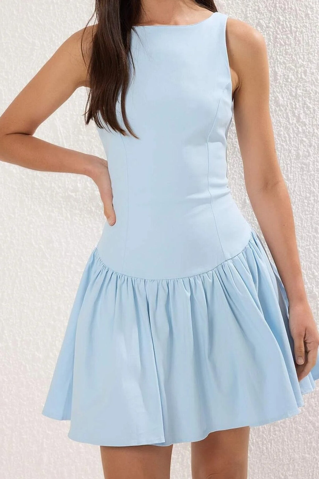 Sleeveless Fitted Mini Dress