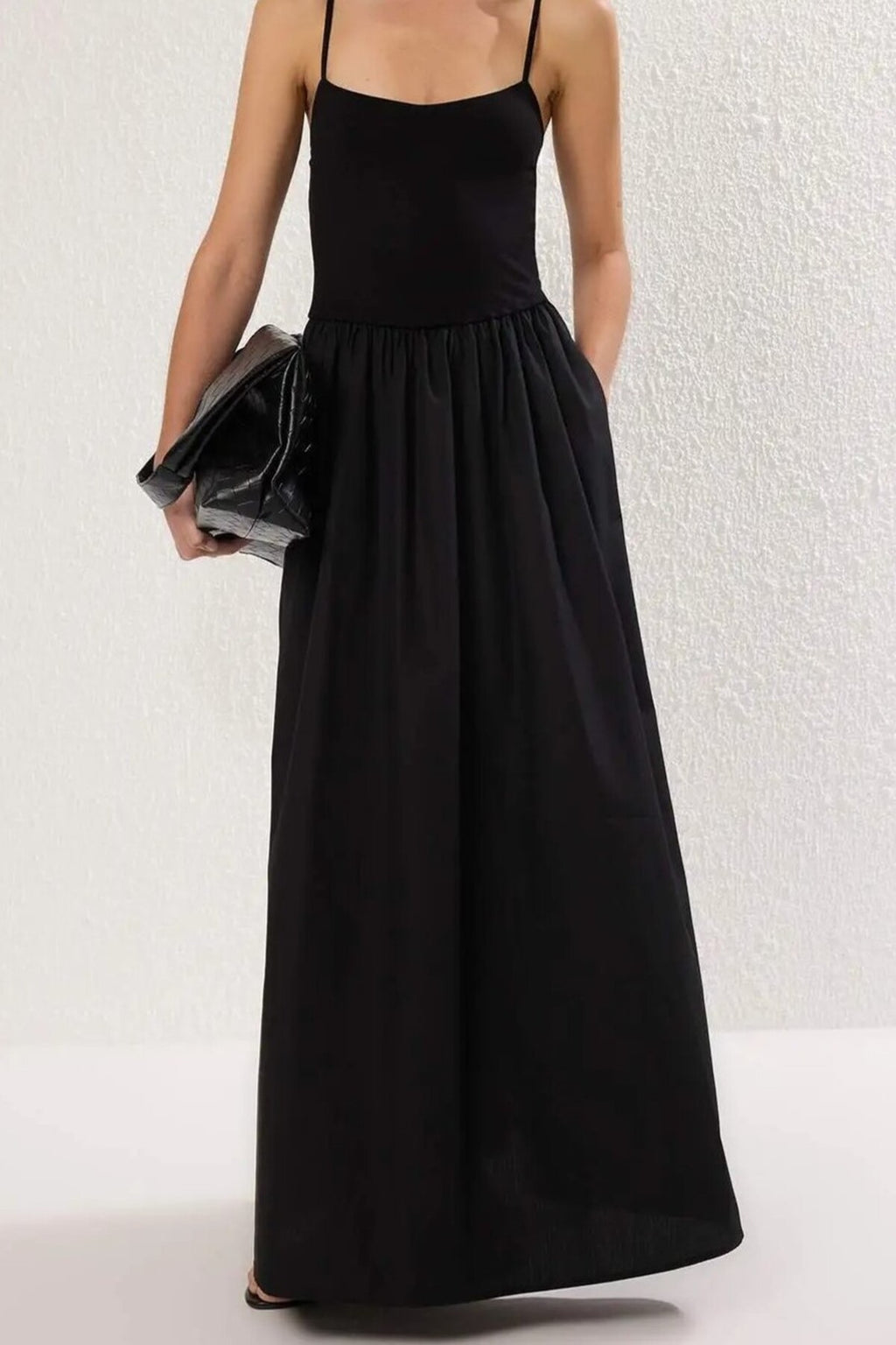 Plain Maxi Woven Dress