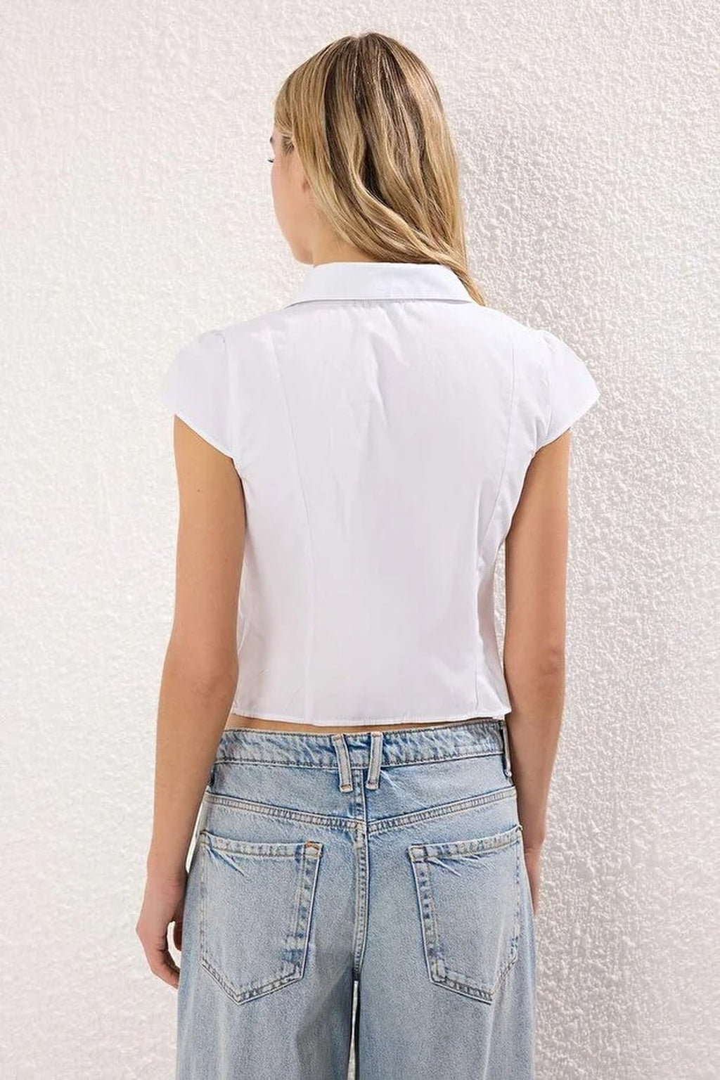 Fitted Short Sleeve Cotton Shirt