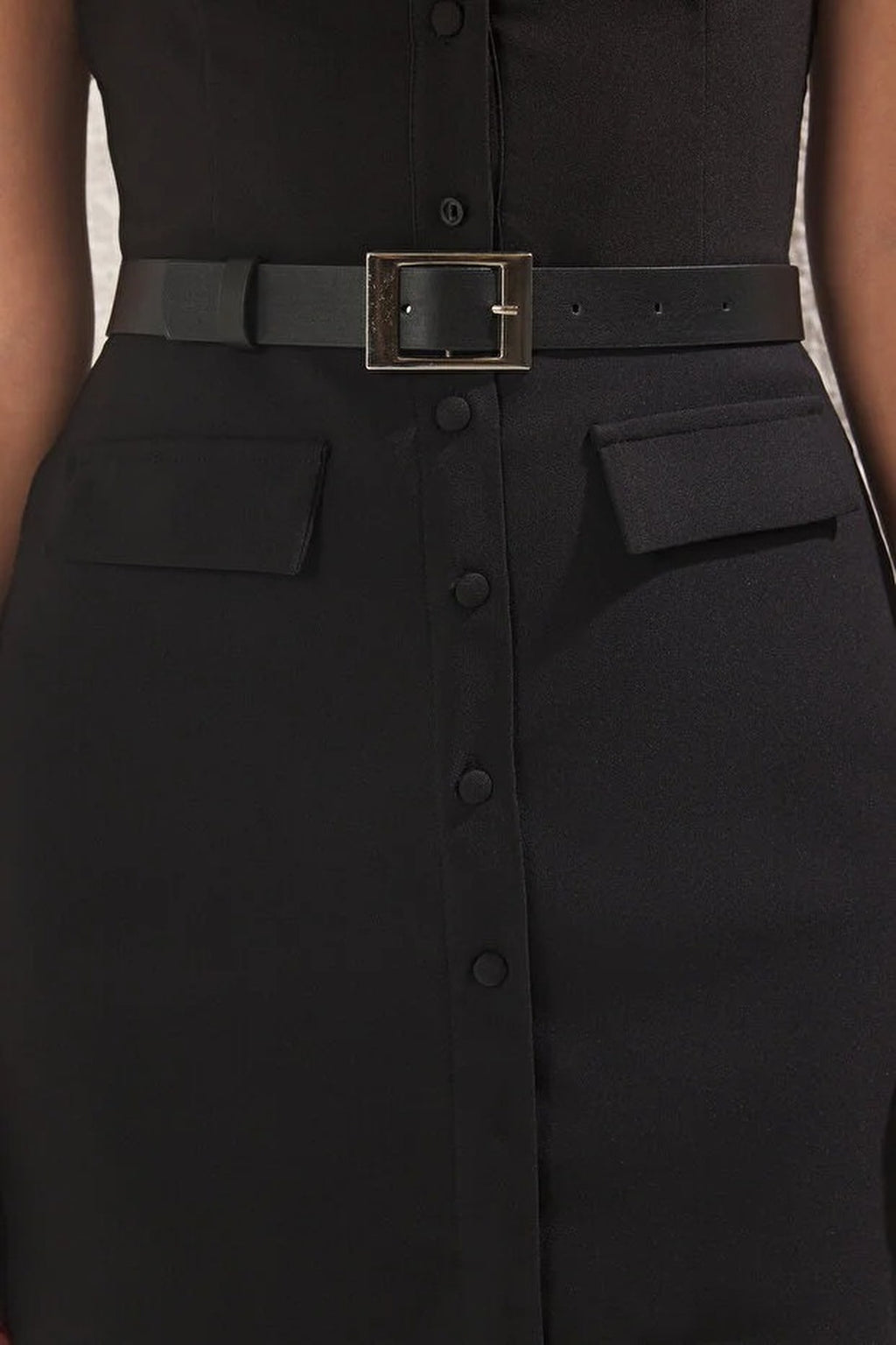 Belted Short Skirt Wide Leg Playsuit