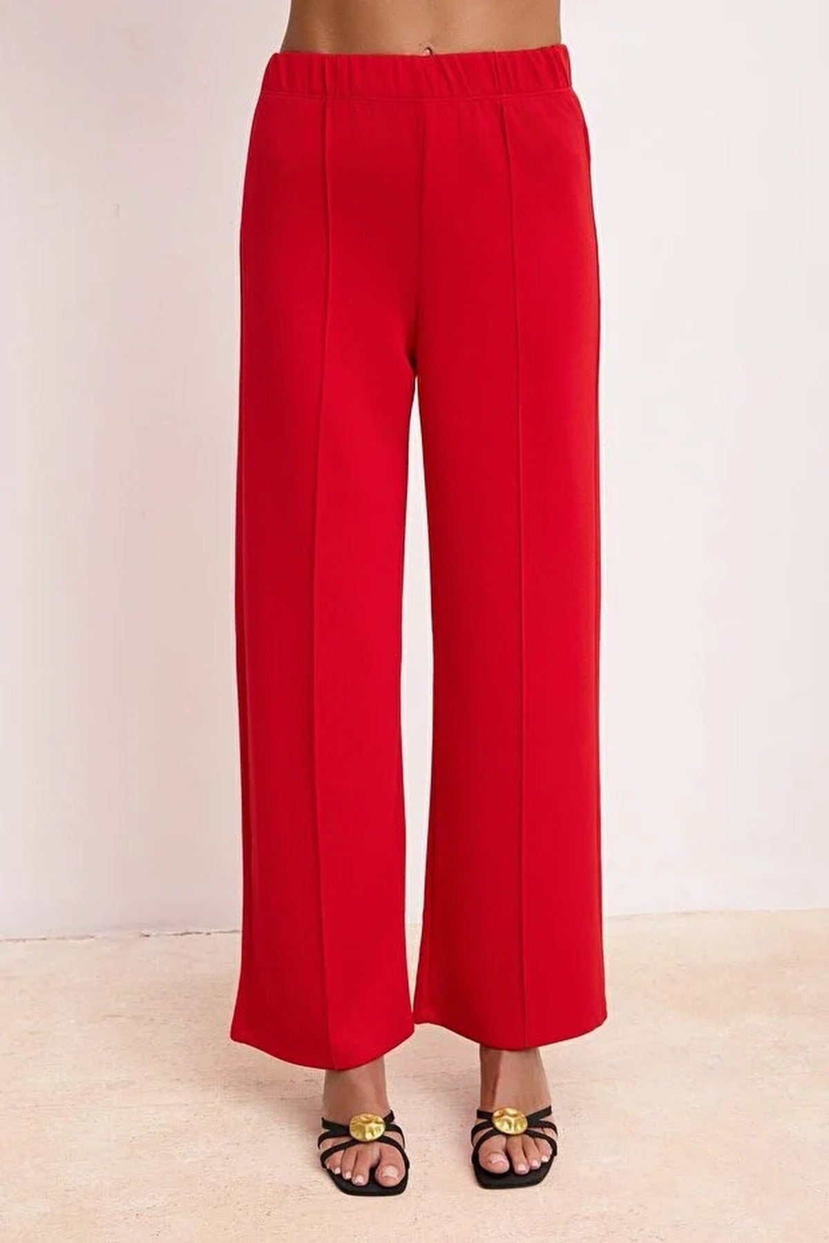Peplum Sleeveless Wide Leg Soft Touch Co-ord