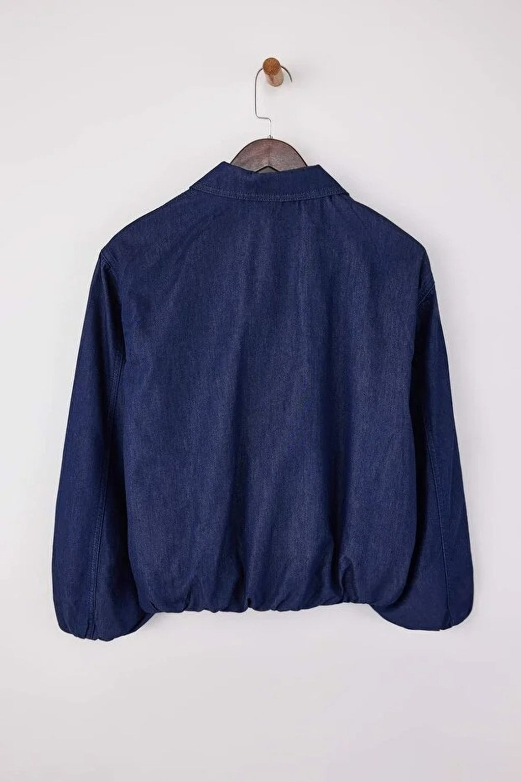 Bomber 100% Cotton Denim Jacket