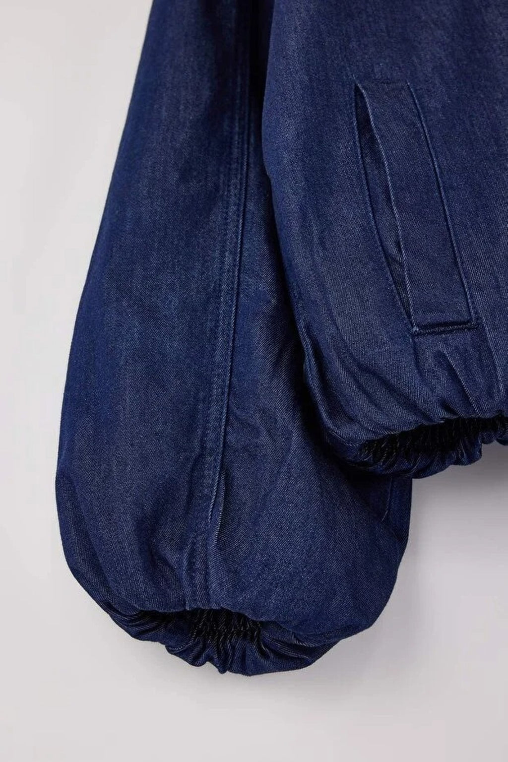 Bomber 100% Cotton Denim Jacket