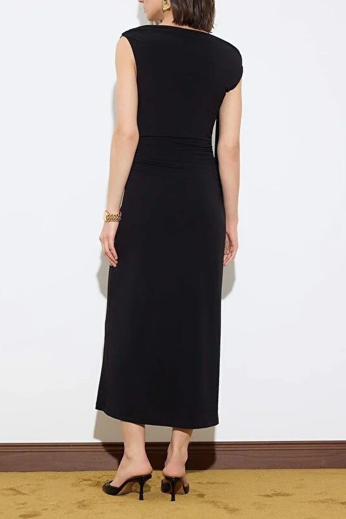 Bodycon Maxi Stretch Knit Dress