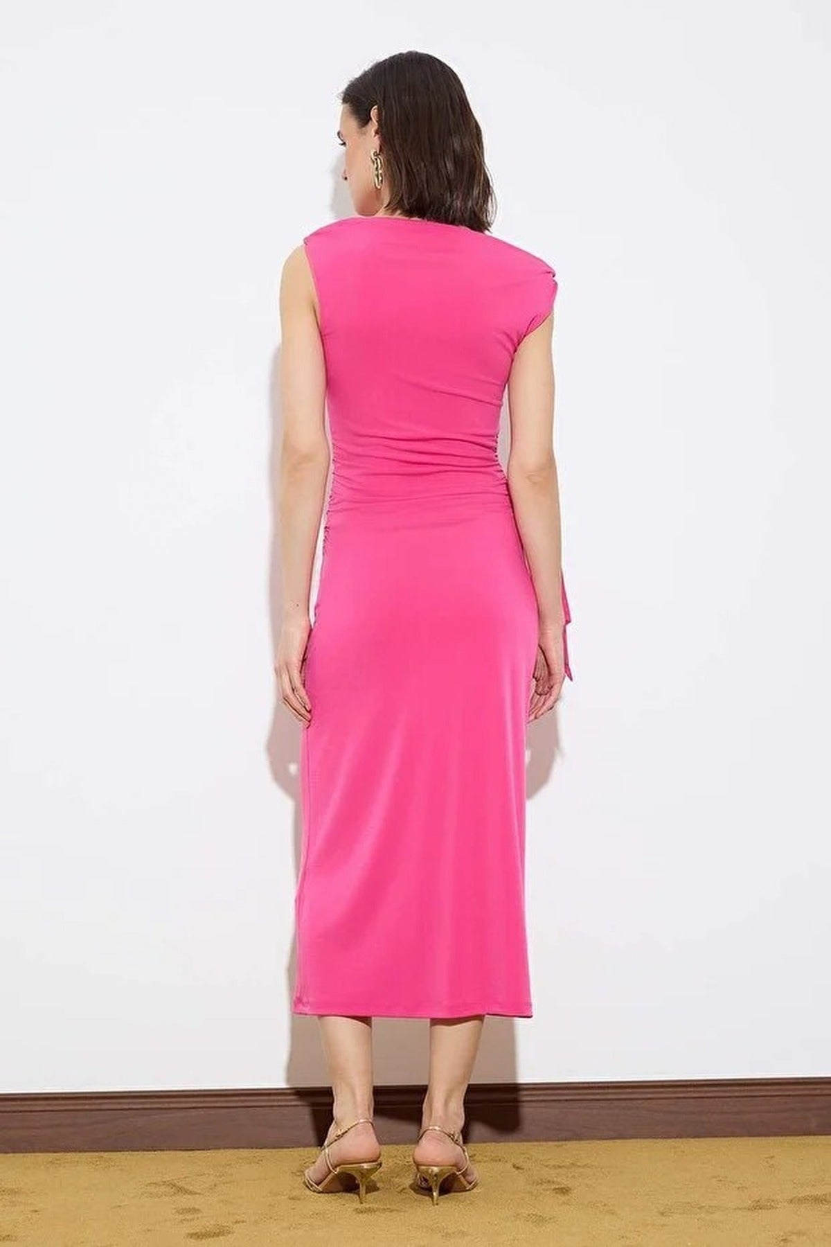 Bodycon Maxi Stretch Knit Dress
