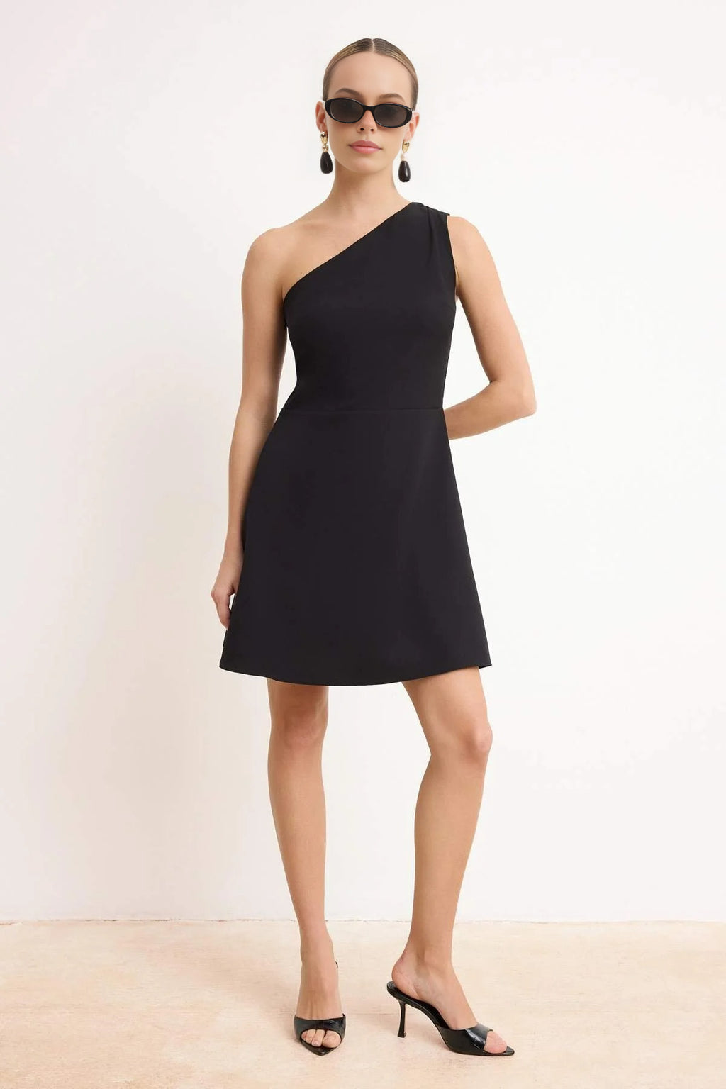 Mini Stretchy Woven Dress