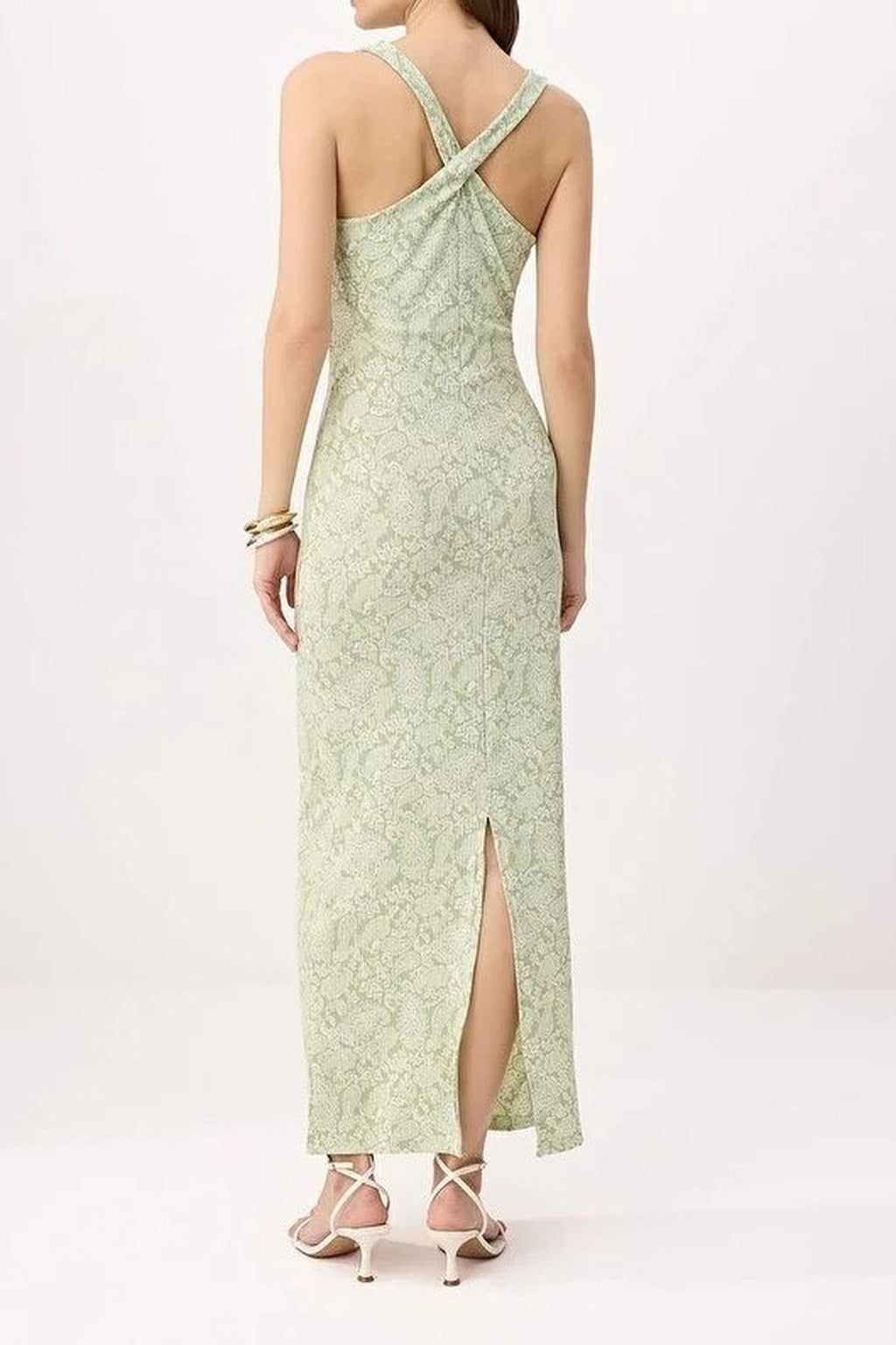 Bodycon Thick Strap Scoop Neck Sleeveless Stretch Knit Dress
