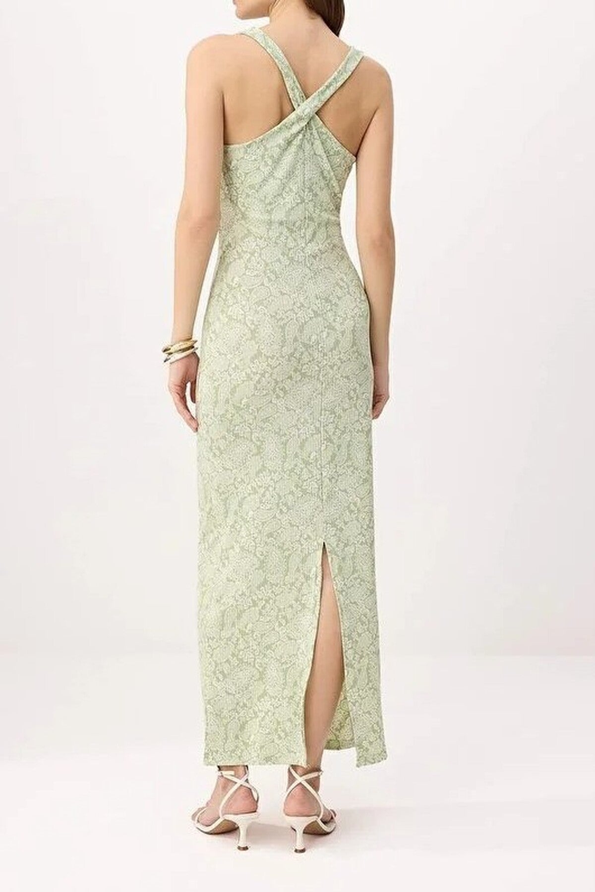 Bodycon Thick Strap Scoop Neck Sleeveless Stretch Knit Dress