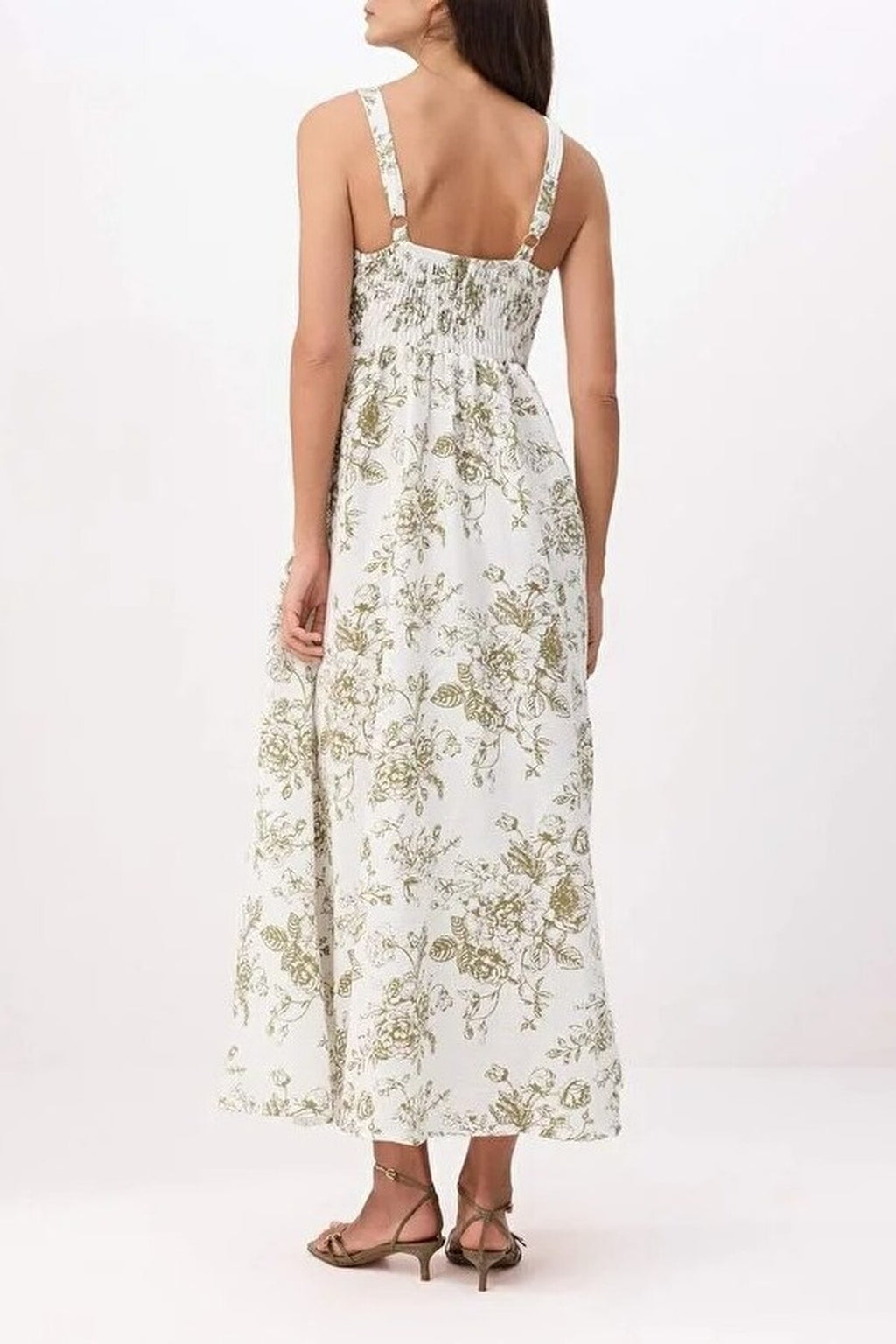 Linen-Look Woven Dress