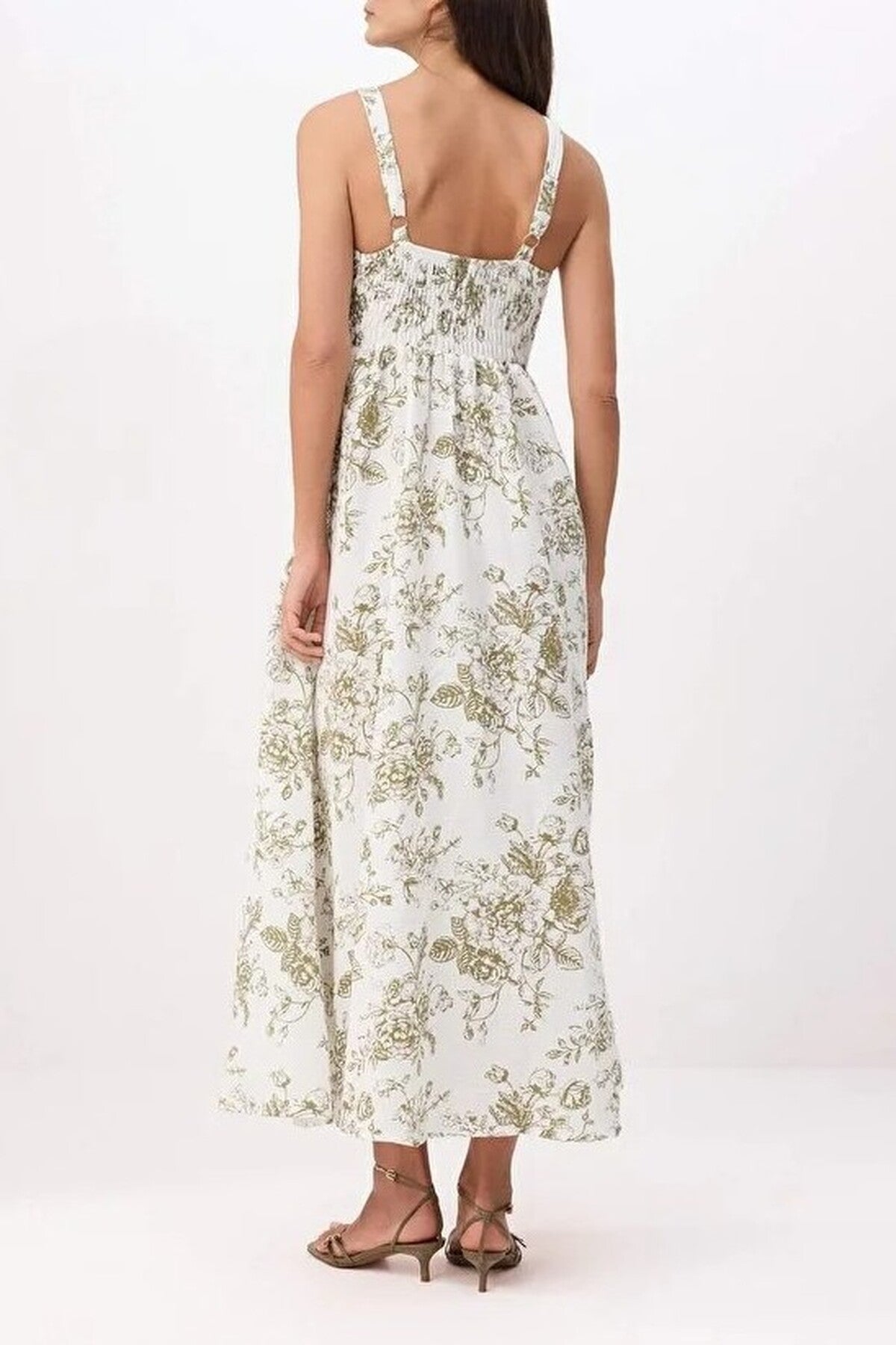 Linen-Look Woven Dress