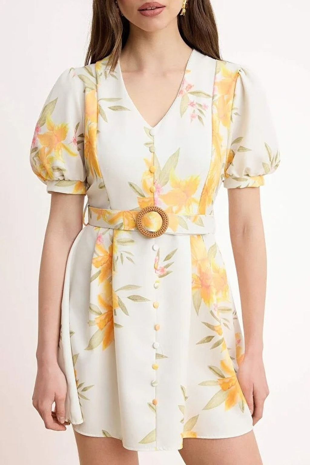 Floral Mini Woven Dress