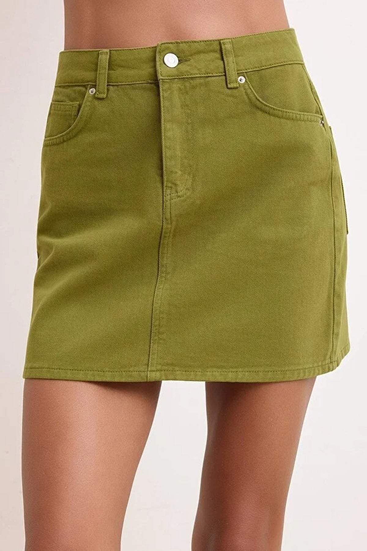 Mini Denim 100% Cotton Skirt