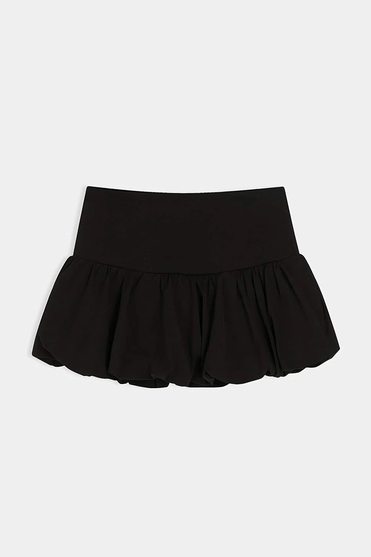Mini Cotton Stretch Knit Skirt