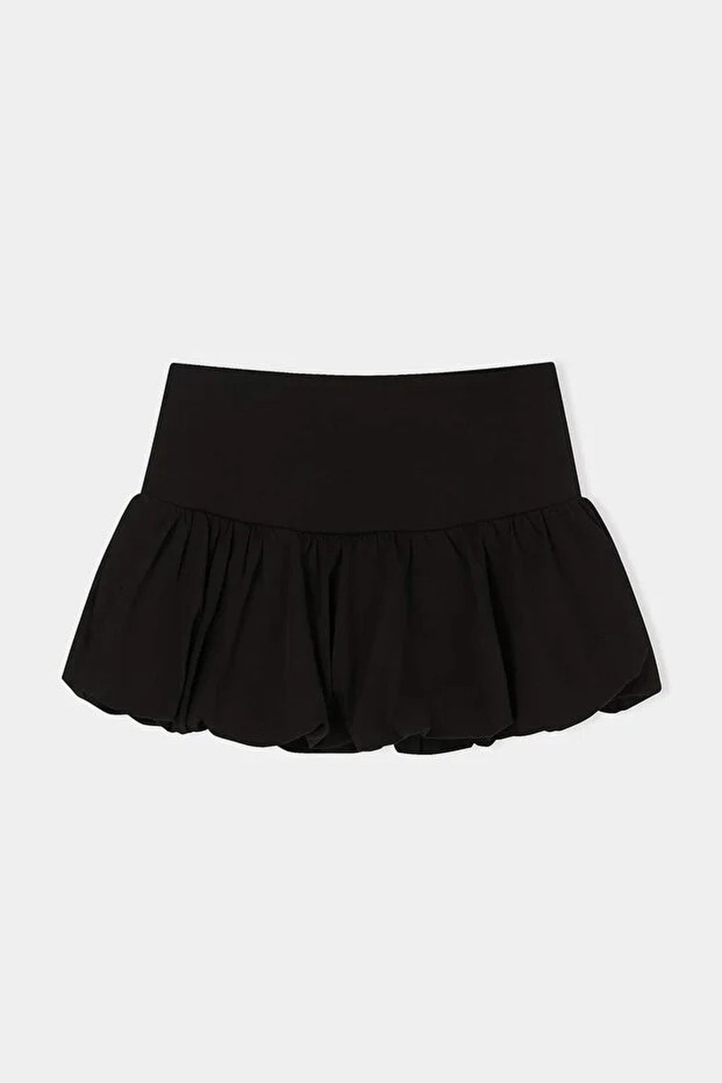 Mini Cotton Stretch Knit Skirt