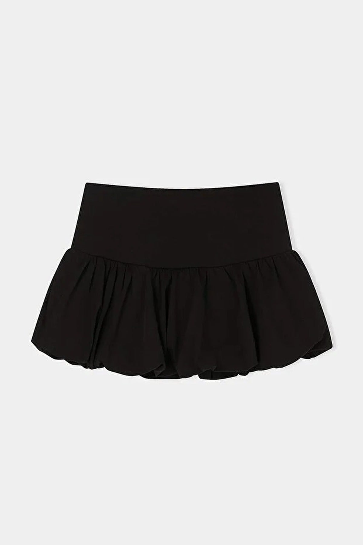 Mini Cotton Stretch Knit Skirt