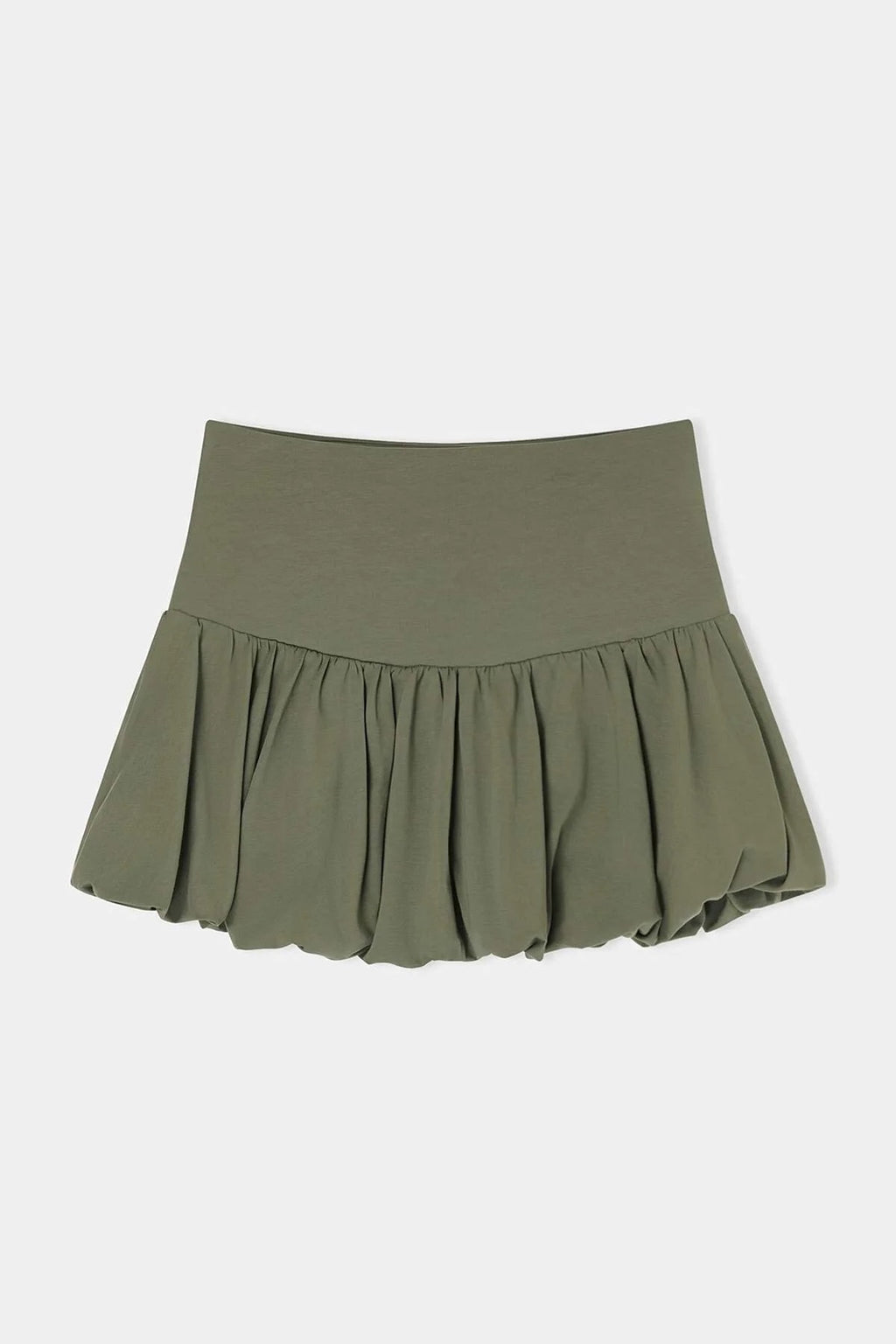 Mini Cotton Stretch Knit Skirt