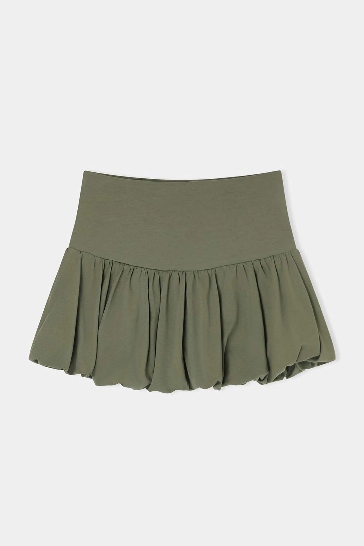 Mini Cotton Stretch Knit Skirt