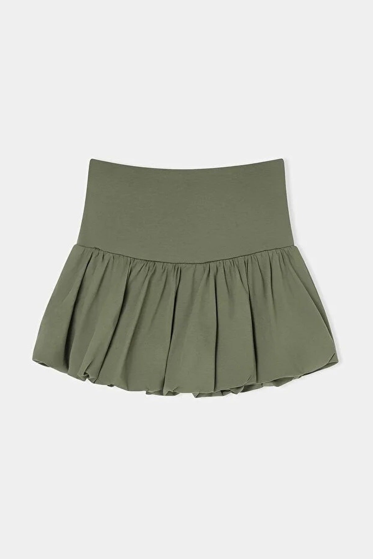 Mini Cotton Stretch Knit Skirt
